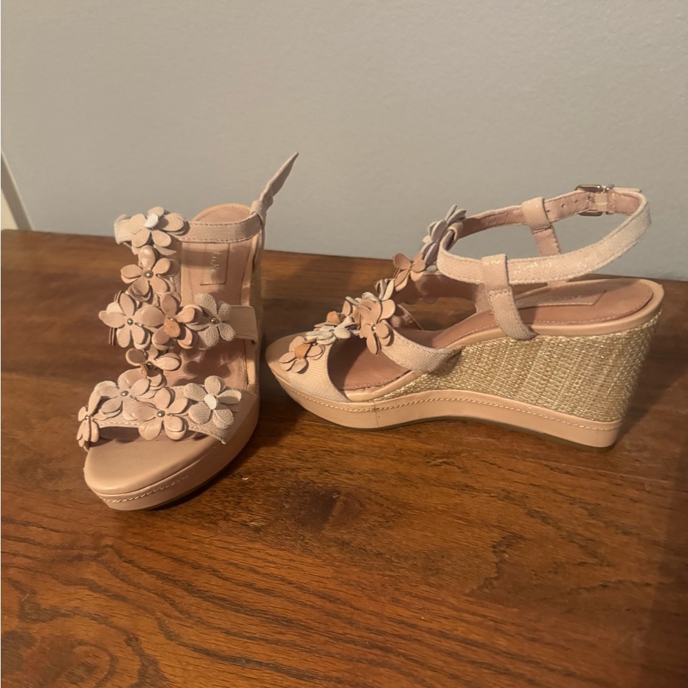 Nurture by Lamaze Pink Floral Wedge Sandals
